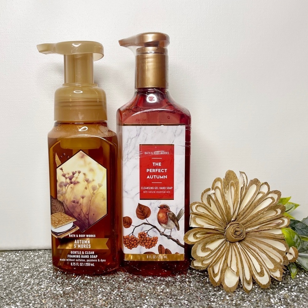 Bath & Body Works Hand Soap Autumn S’mores & The Perfect Autumn Fall Scents NWT